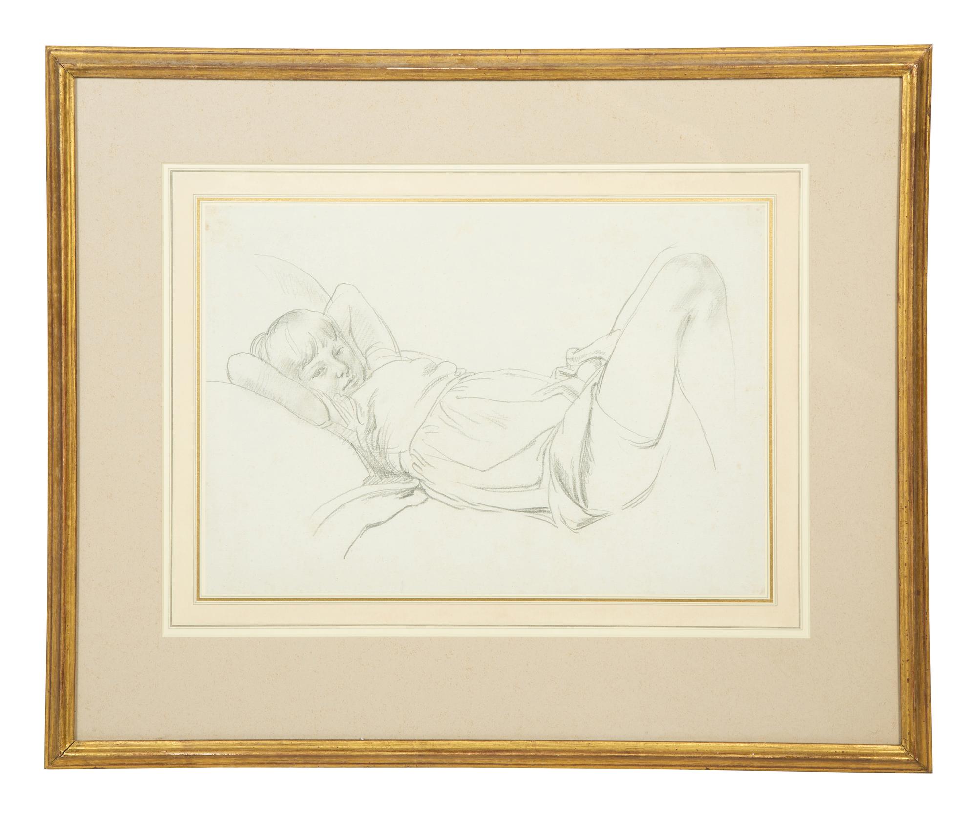 Two Sketches of Young Girls