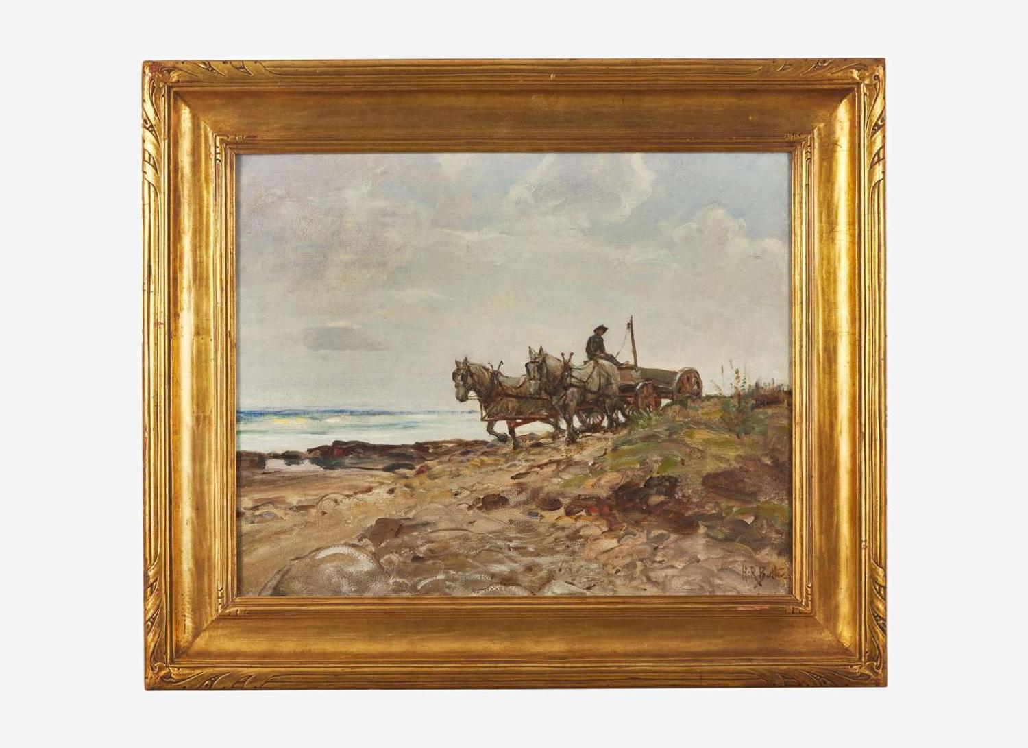 Howard Russell Butler (1856 - 1934) - Heavy Pulling, Coast of California