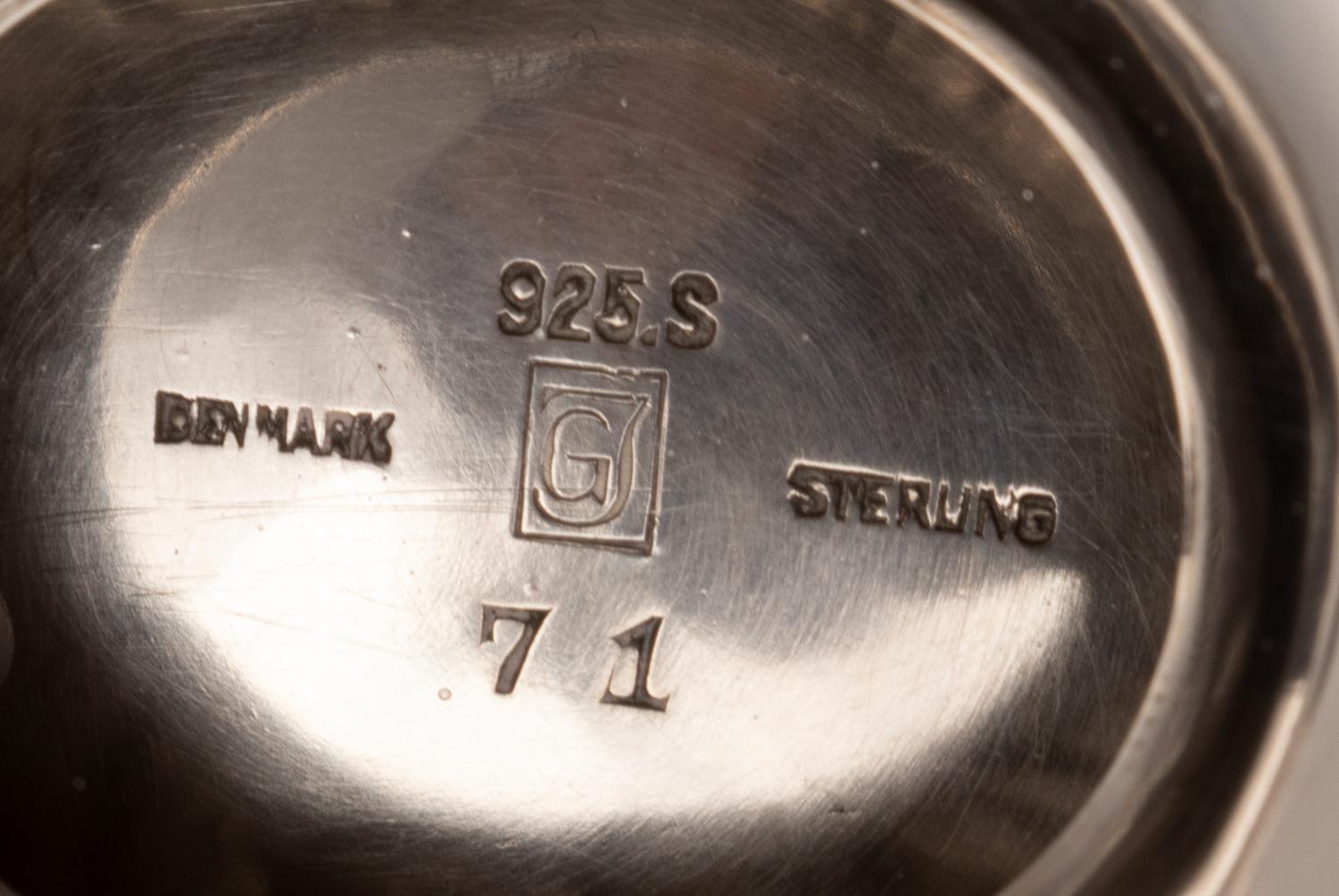 A Georg Jensen Silver Teapot and Coffee Pot
