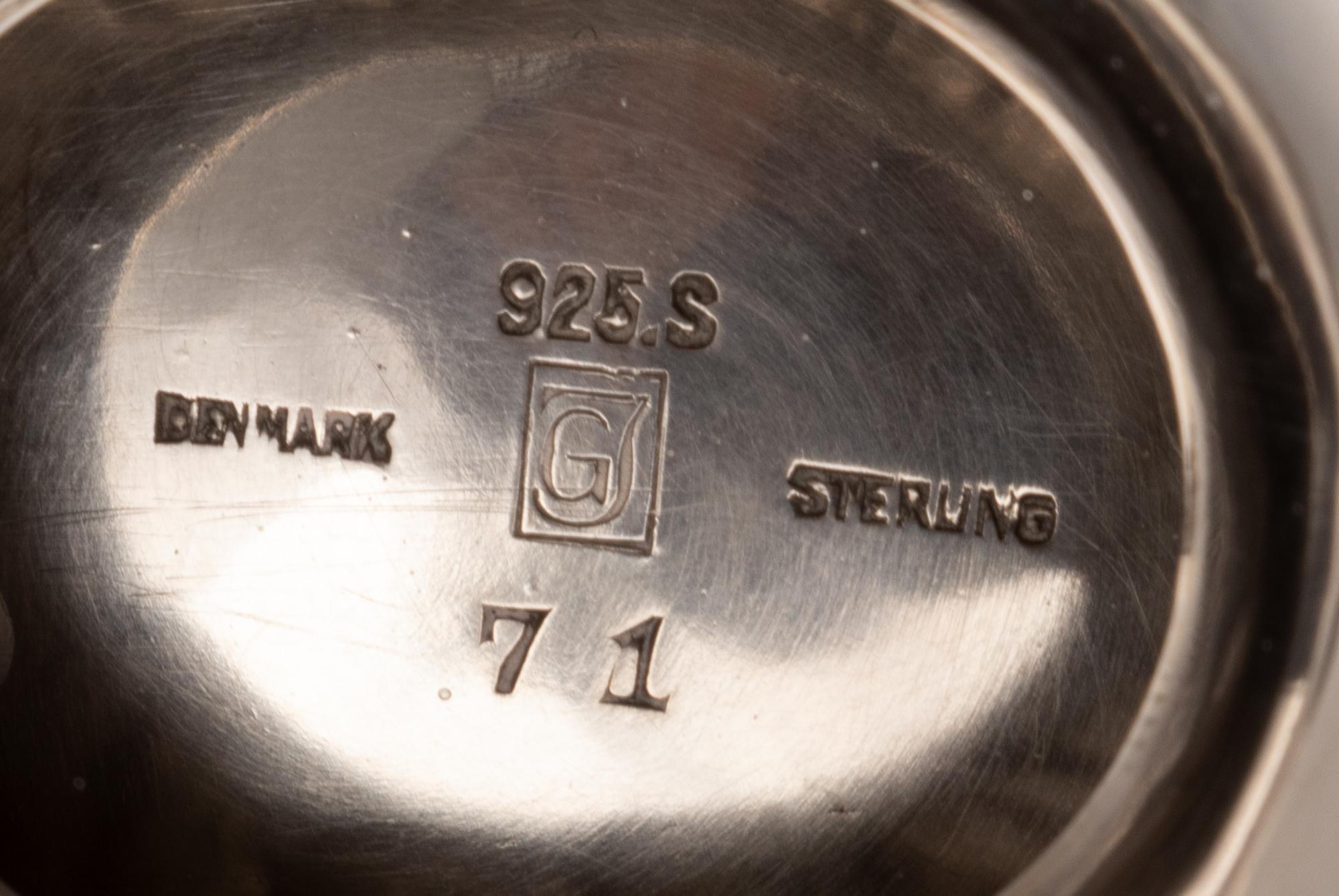 A Georg Jensen Silver Teapot and Coffee Pot