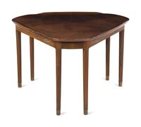 An Unusual Danish Walnut Side Table