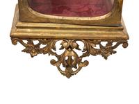An Italian Carved Giltwood Reliquary Cabinet