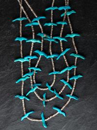 Kewa and Zuni Turquoise Necklaces