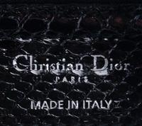 Christian Dior Black Python Le Trente Bag, 2010