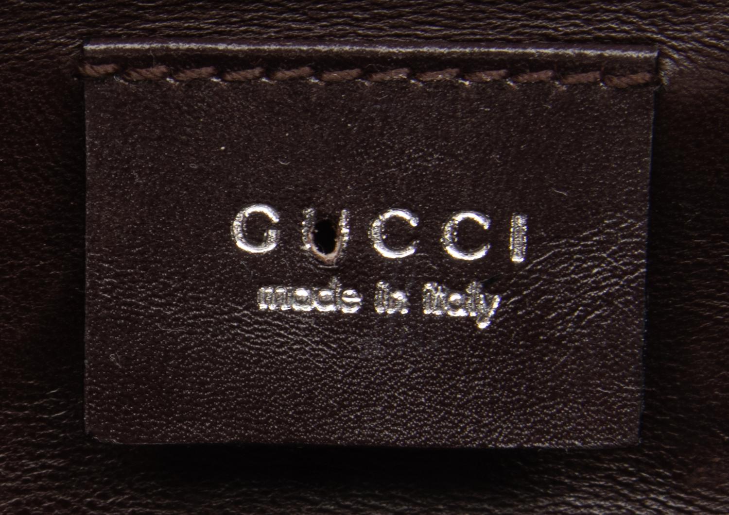 TOM FORD FOR GUCCI, DARK BROWN ALLIGATOR CLUTCH,1998