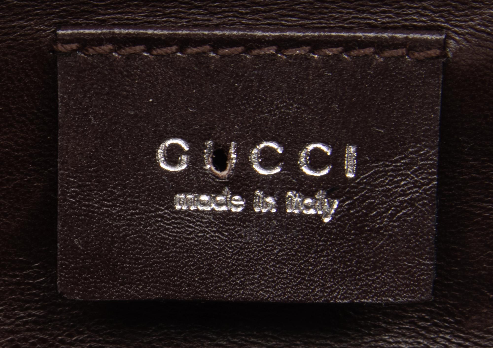 TOM FORD FOR GUCCI, DARK BROWN ALLIGATOR CLUTCH,1998