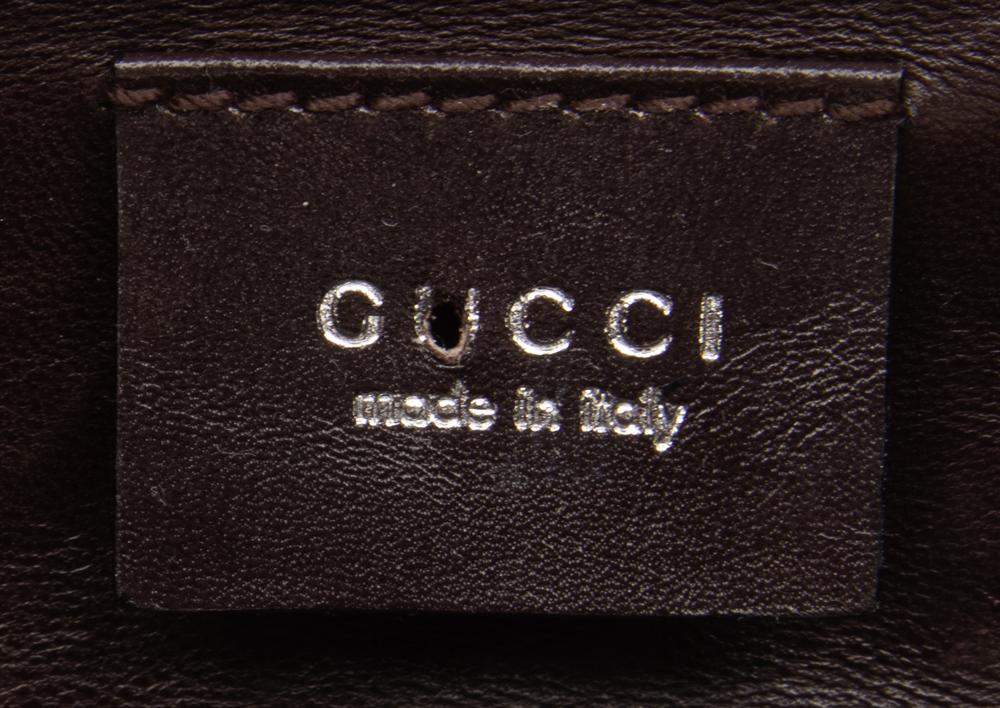 <em>TOM FORD FOR GUCCI, DARK BROWN ALLIGATOR CLUTCH,1998</em>