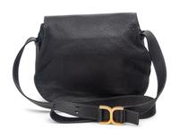 Black Marcie Saddle Bag by Chloé