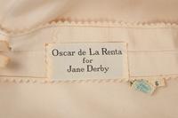 Oscar de la Renta for Jane Derby Wedding Gown, 1965