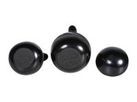 Miniature Blackware Wedding Vases