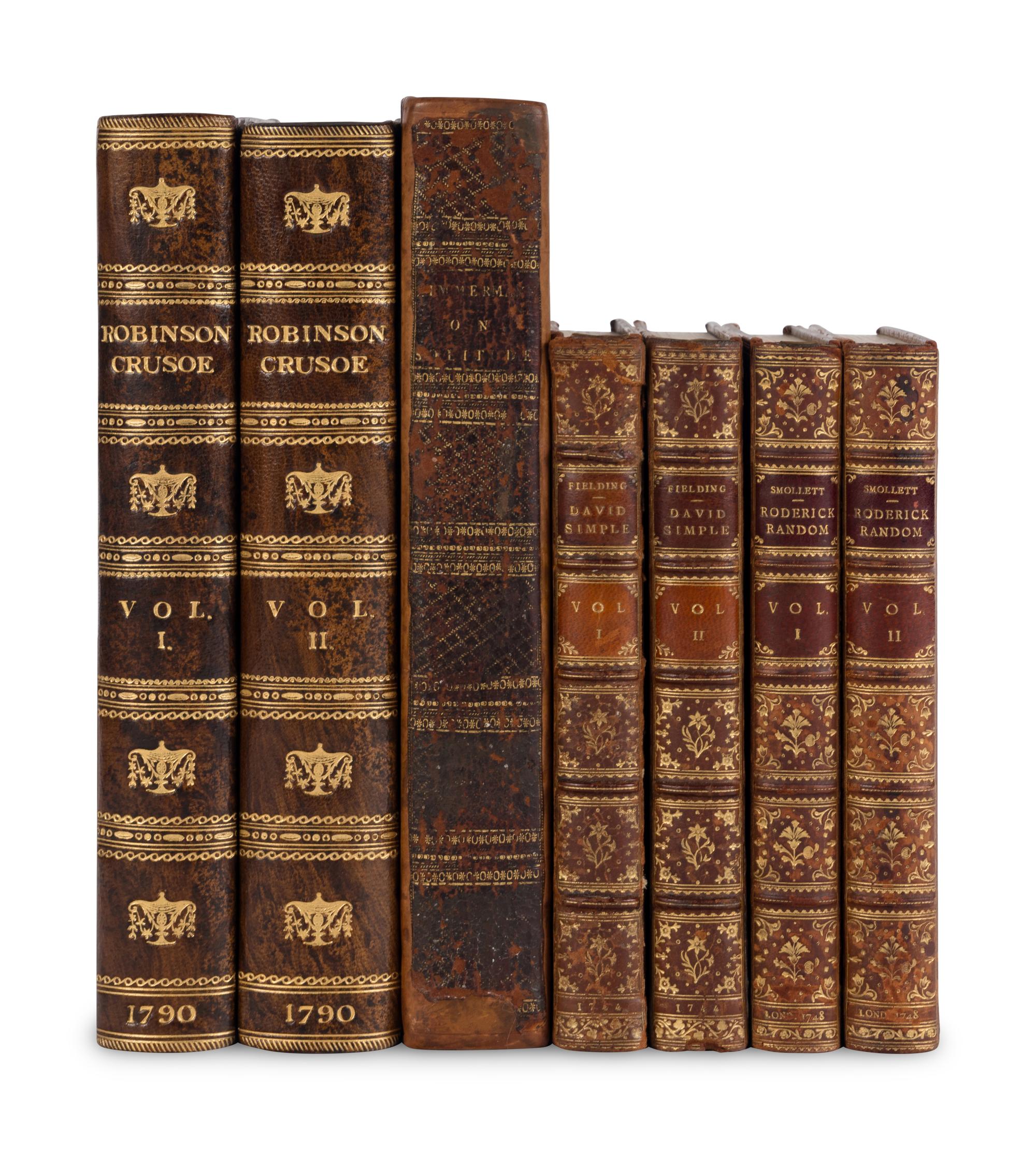 [LITERATURE]. A group of 4 works of 18th century literature, comprising: