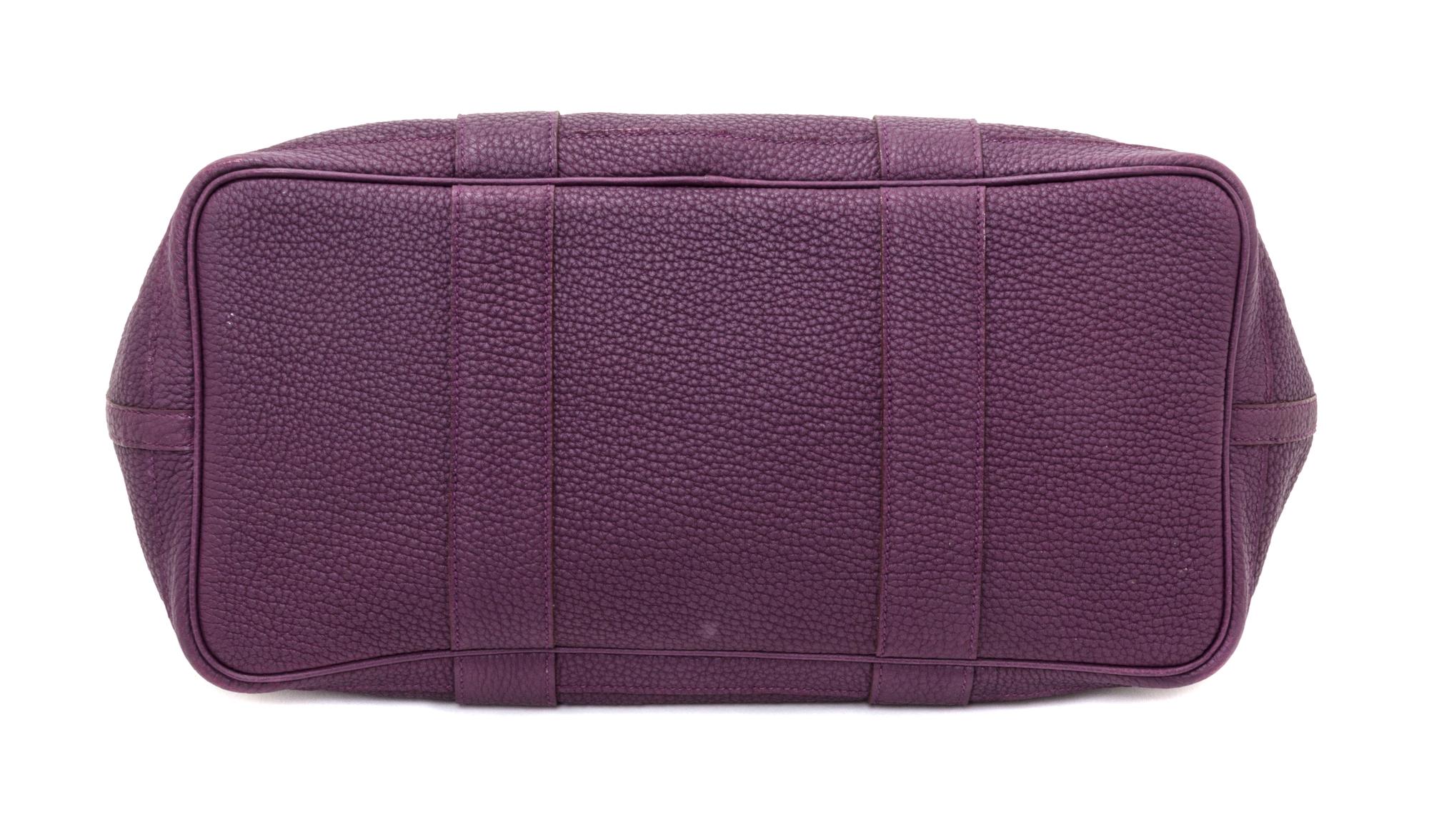 An Hermes Cassis Clemence Garden Party GM Tote Bag, 14" x 10" x 6.5".