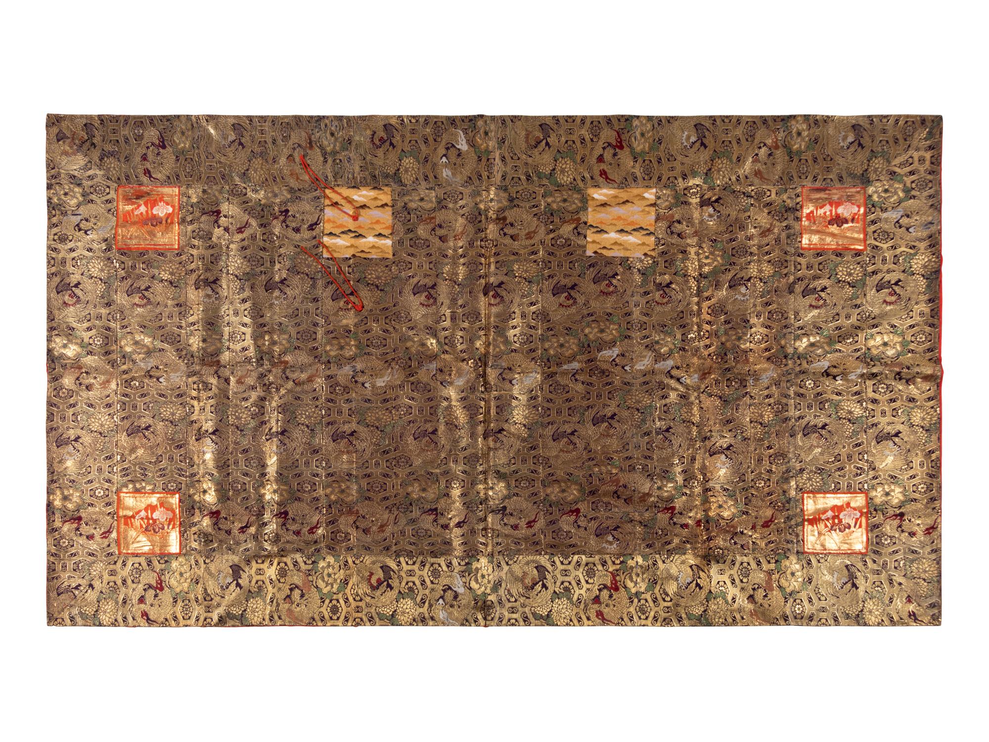 Three Japanese Silk Textile Articles