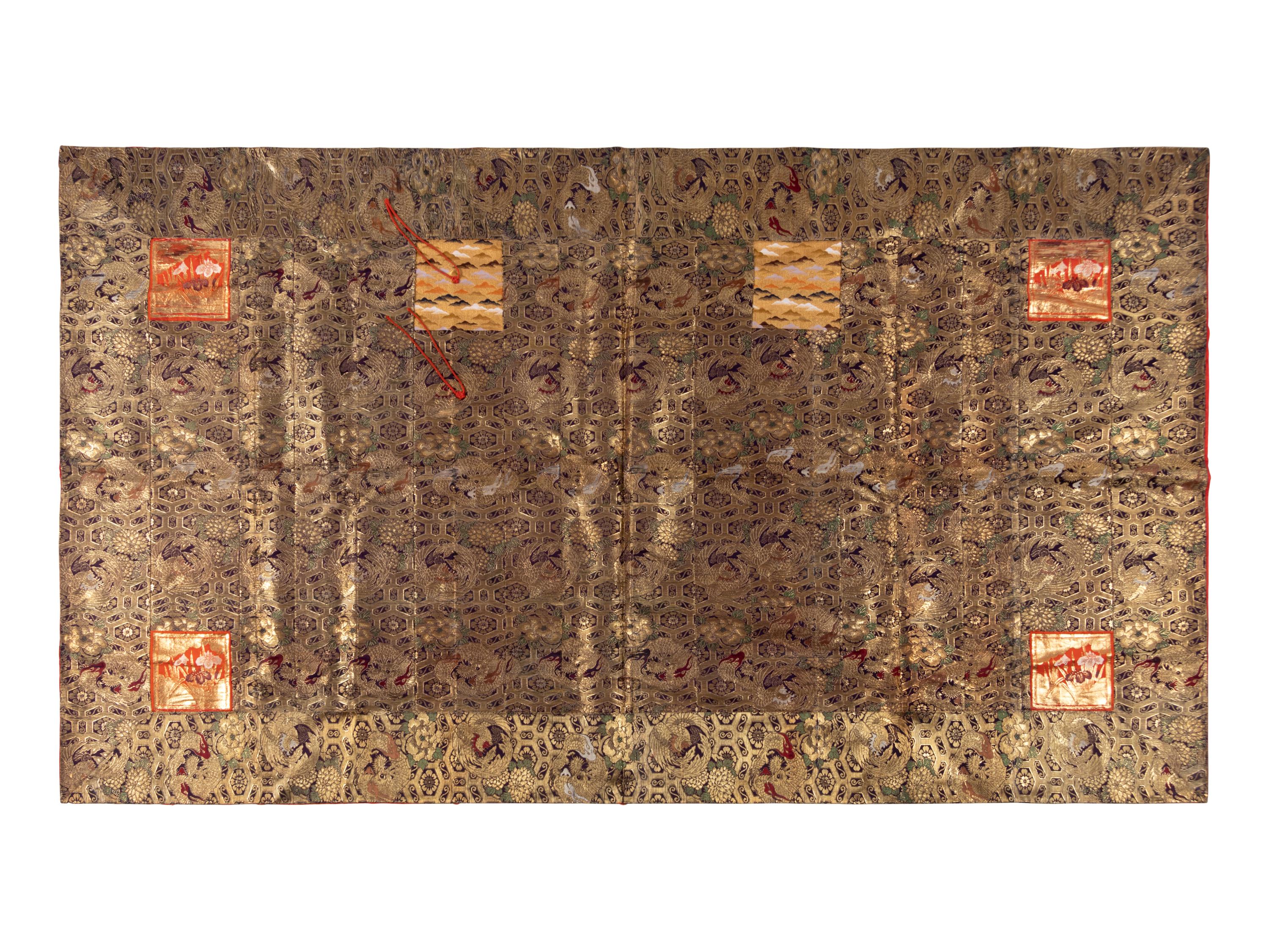 Three Japanese Silk Textile Articles