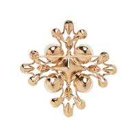 Chanel Rhinestone & Faux Pearl Brooch, 2019