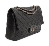 Chanel, Black Aged Leather 2.55 Reissue Flap Bag