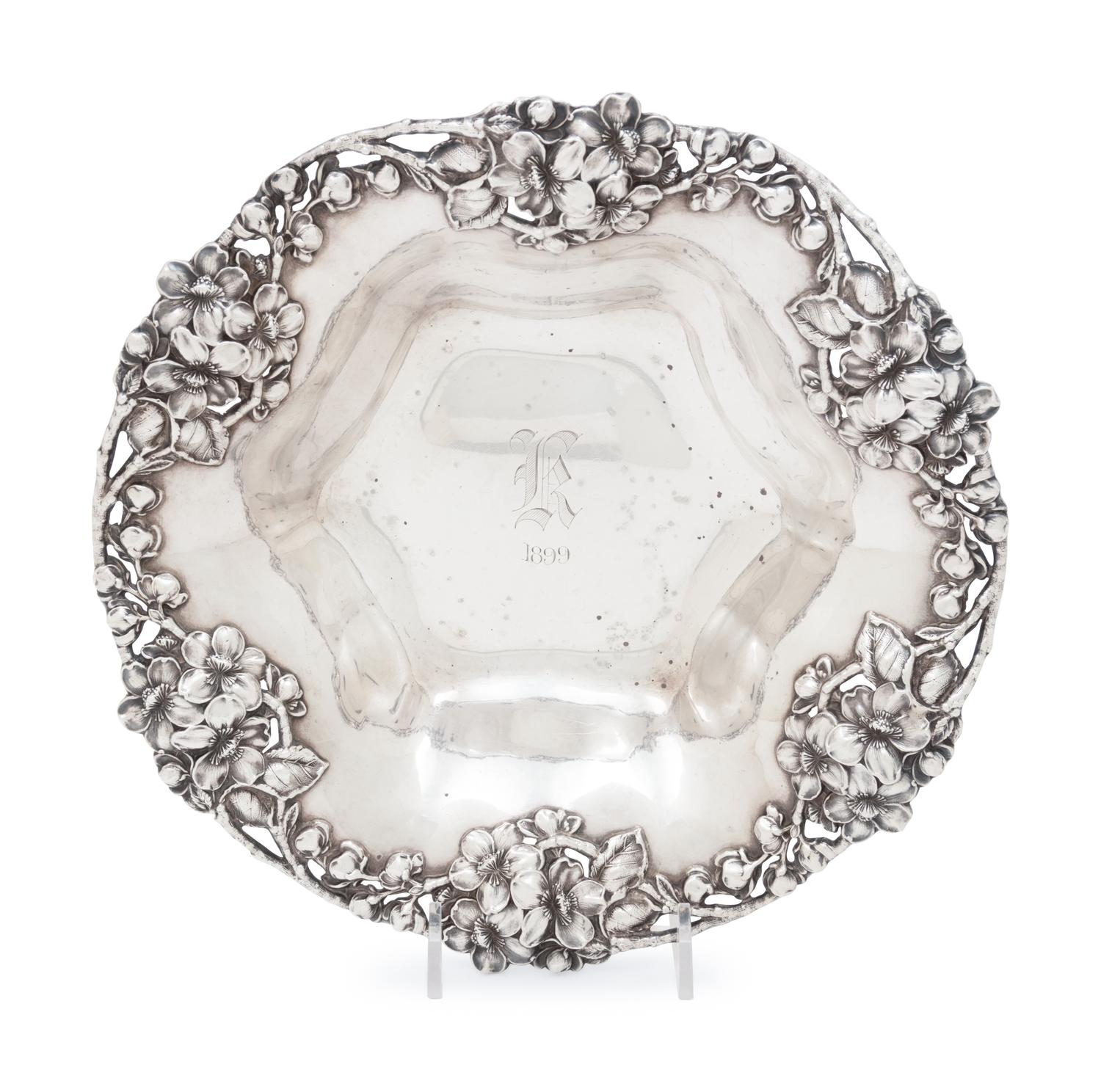 An American Art Nouveau Silver Bowl