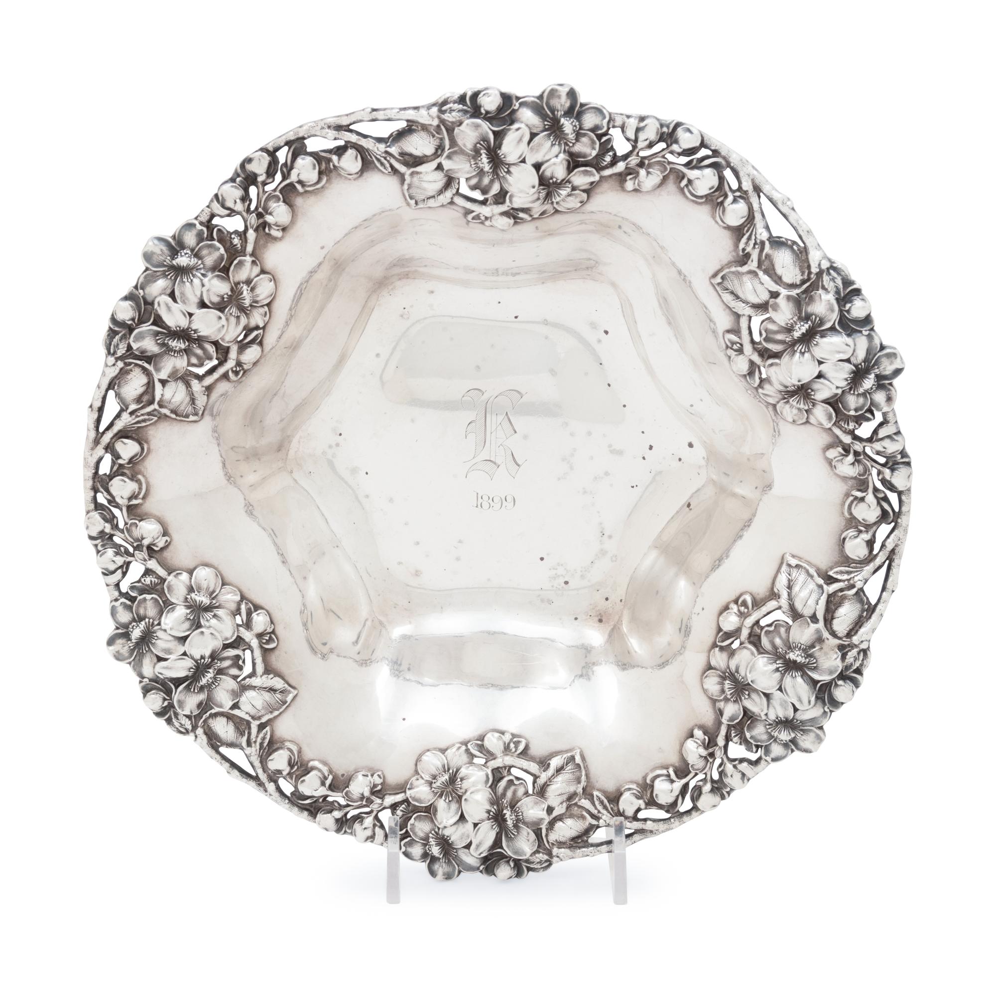An American Art Nouveau Silver Bowl