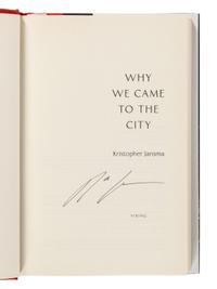 [LITERATURE -- THE CITY]. A group of 4 FIRST EDITION works, ALL SIGNED, comprising: