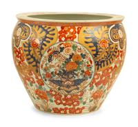 A Chinese Imari Palette Porcelain Jardiniere