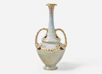 A Wedgwood Harry Barnard Queensware Handled Vase, UK, circa 1895
