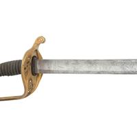 Model 1850 Foot Officers Sword Inscribed to Lt. James Reeves 24th NJ - Wounded at Fredericksburg & Chancellorsville with CDV