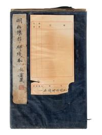[CHINESE RUBBINGS] Four Chinese Rubbing Albums, Ming-Qing Dynasty (15th-19th Century) 明-清 舊拓《唐不空和尚碑》、《元祐黨籍碑》、《琅琊臧公兩殘合璧》、《初拓曹真碑》四種