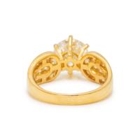 YELLOW GOLD AND DIAMOND JEWELRY SUITE
