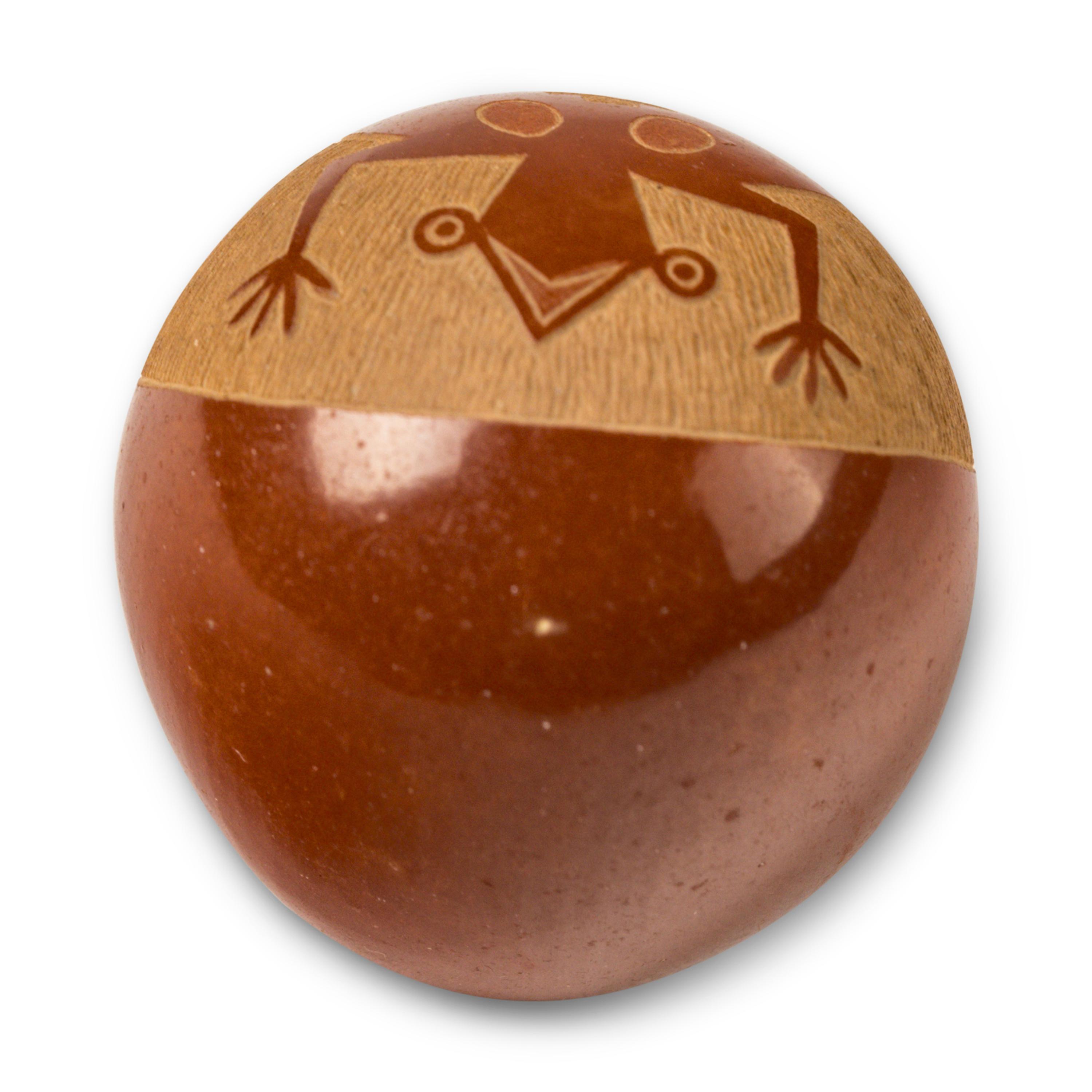 Joseph Lonewolf (Santa Clara, 1932-2014) — Miniature Sgraffito Redware Jar