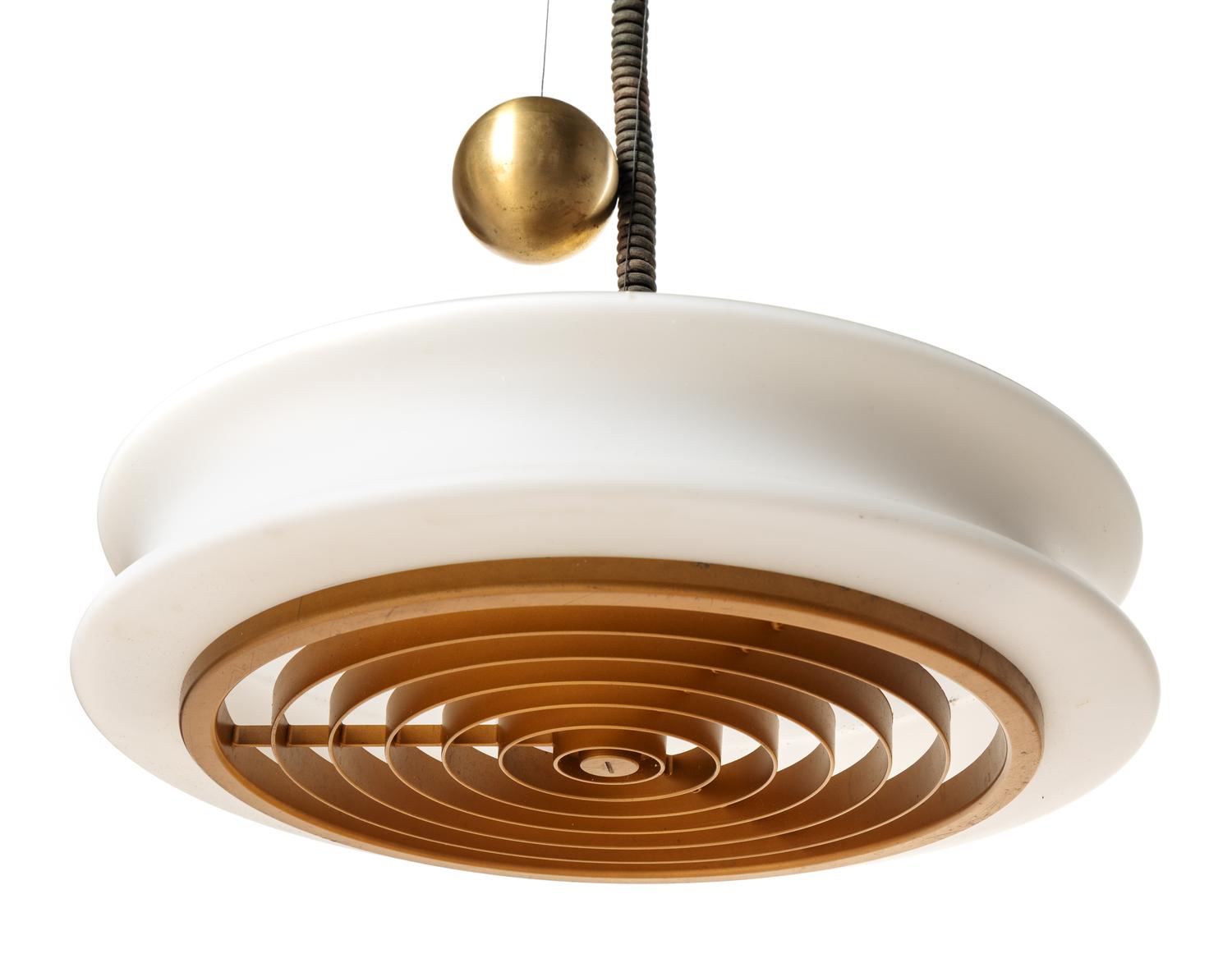 Counterbalance Ceiling Pendant/Light, c. 1970