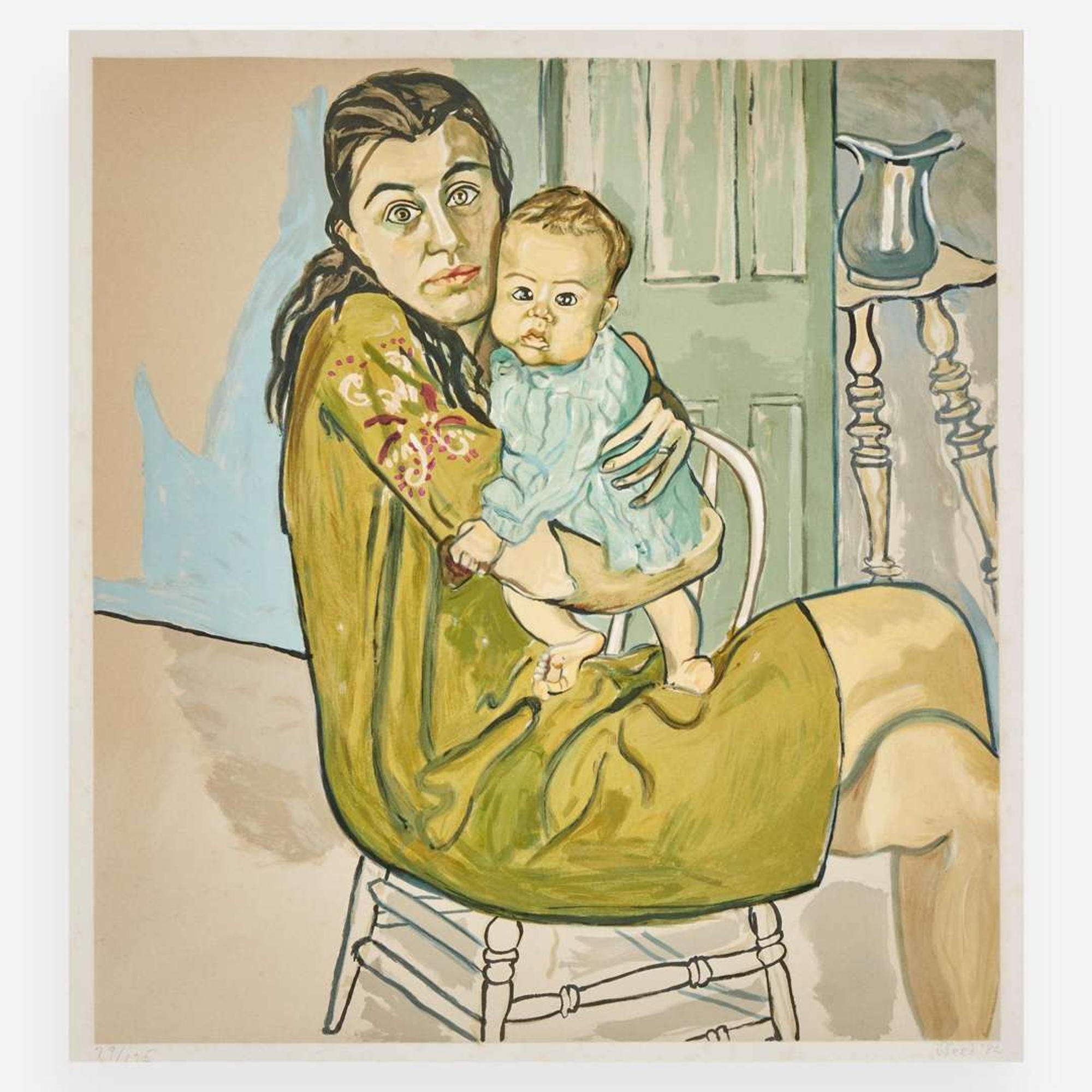 Alice Neel (American, 1900-1984) Mother and Child (Nancy and Olivia)