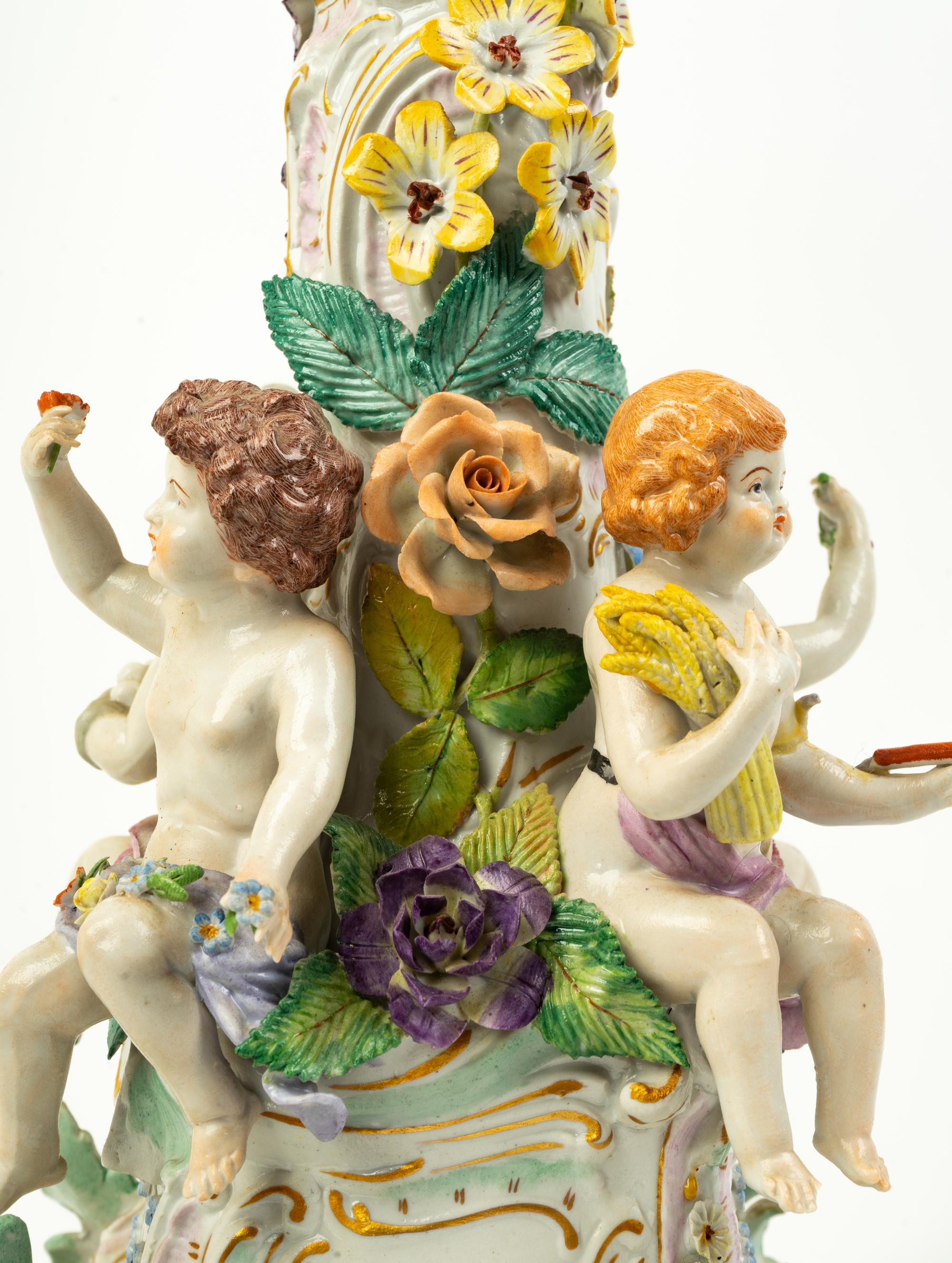 A German Porcelain Centerpiece — 19TH CENTURY