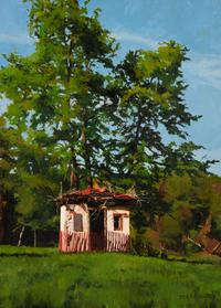 Untitled 'Cottage in a Landscape"