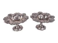 A Pair of American Silver Compotes — REED & BARTON, TAUNTON, MASSACHUSETTS