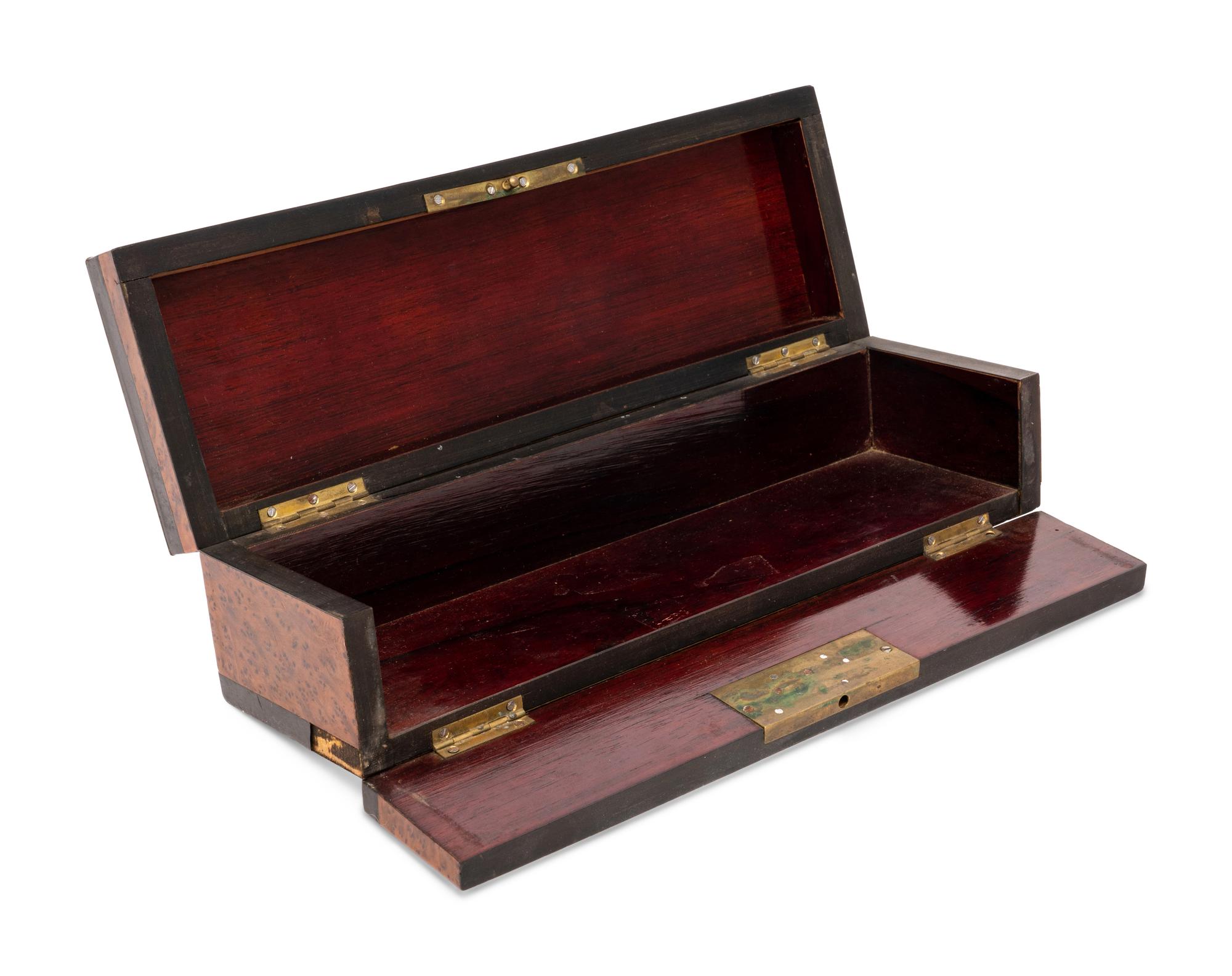 Two French Boulle Marquetry Table Caskets