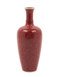A Chinese Peachbloom-Glazed Porcelain Amphora Vase, Laifuzun
