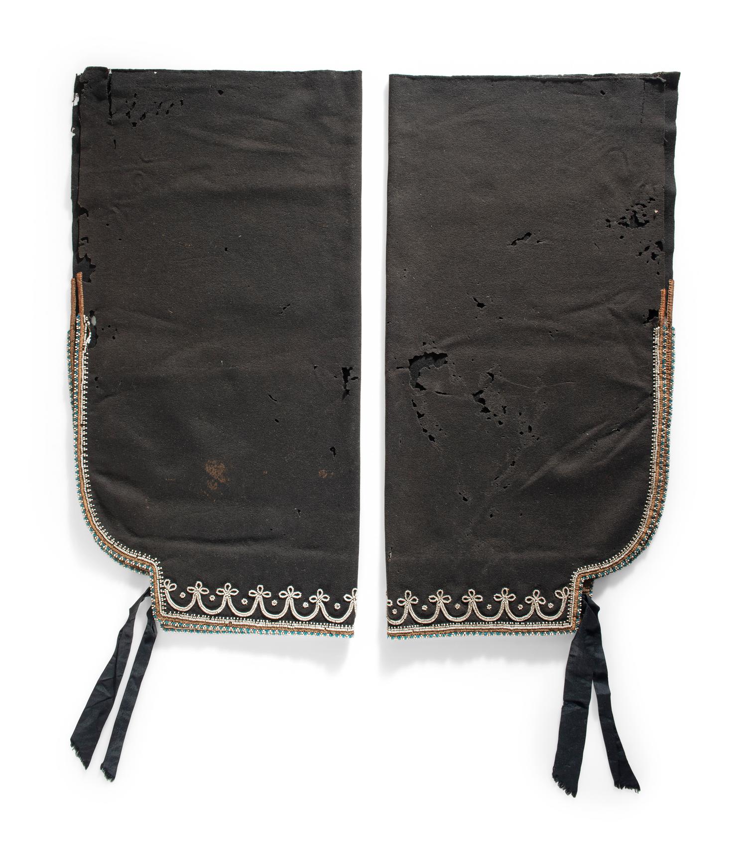 Cree Beaded Wool Leggings