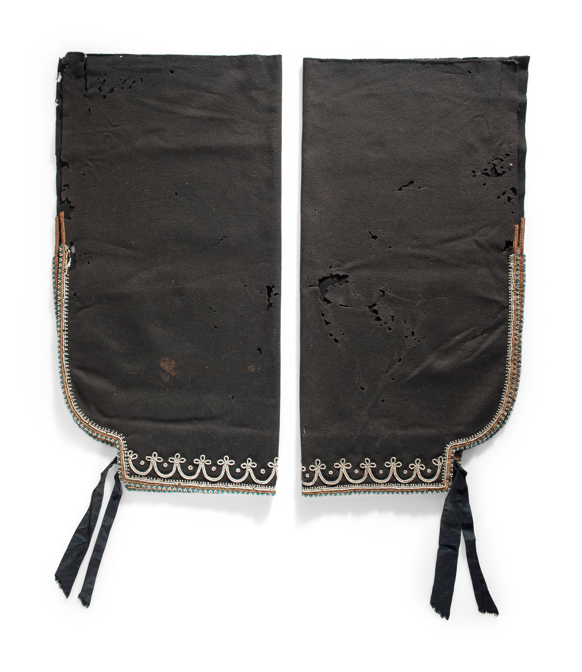 Cree Beaded Wool Leggings