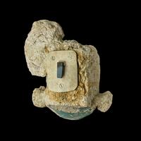A Maya Stucco Head of a Dignitary