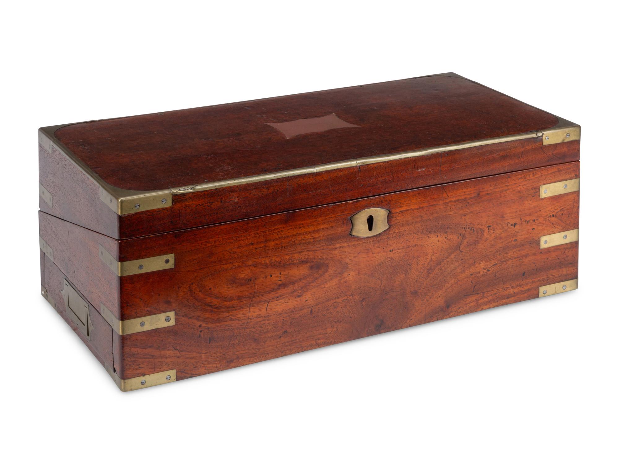 An English Mahogany Writing Box