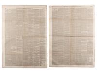 [SLAVERY & ABOLITION]. A group of 4 issues of the anti-slavery paper, The National Era . Washington, DC: American and Foreign Anti-Slavery Society, 1848.