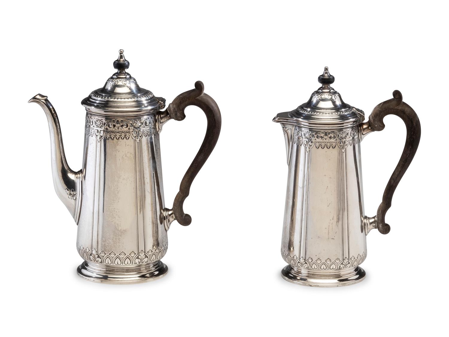 A Tiffany and Co. Silver Five-Piece Tea and Coffee Service