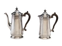 A Tiffany and Co. Silver Five-Piece Tea and Coffee Service