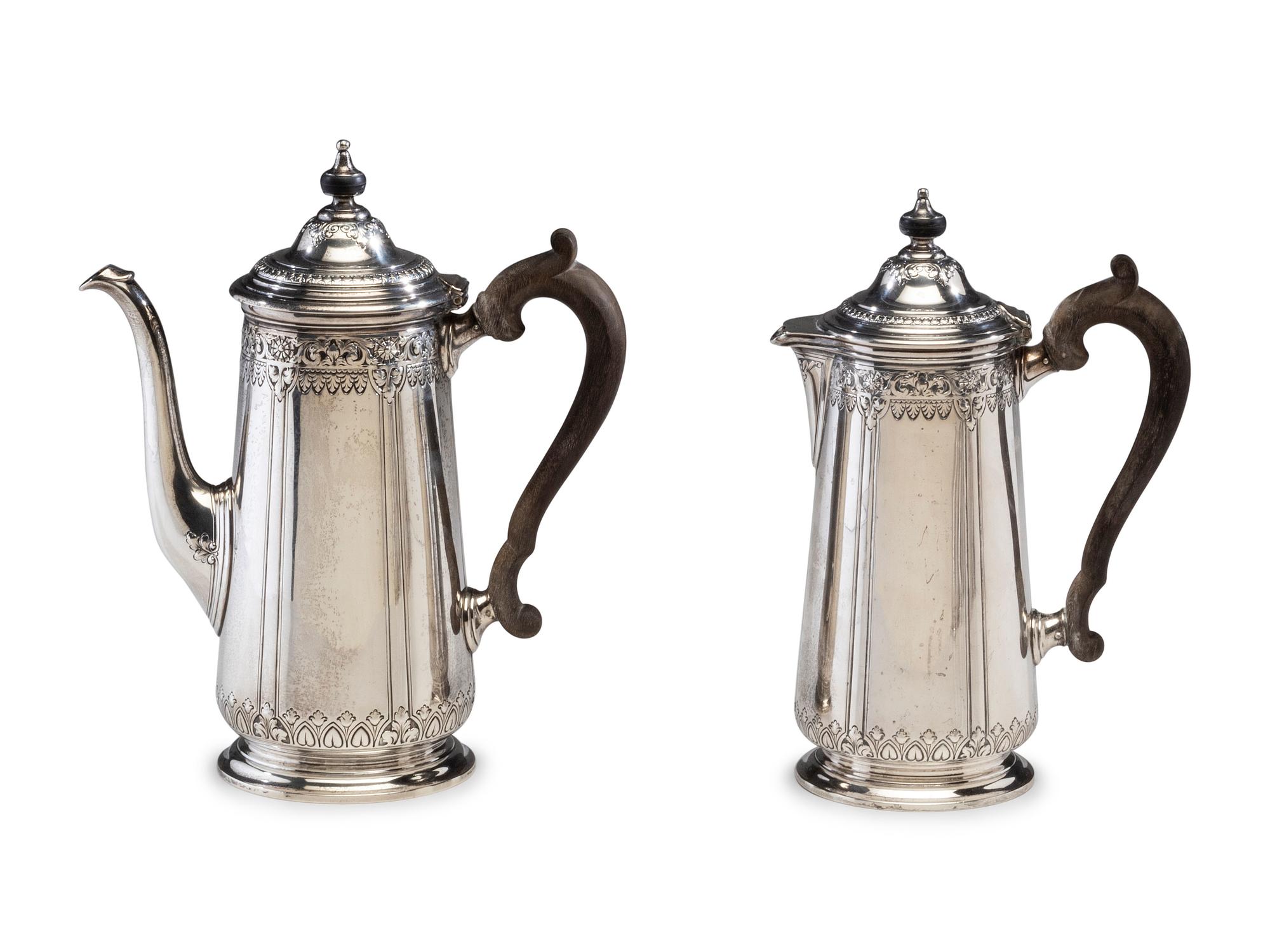 A Tiffany and Co. Silver Five-Piece Tea and Coffee Service