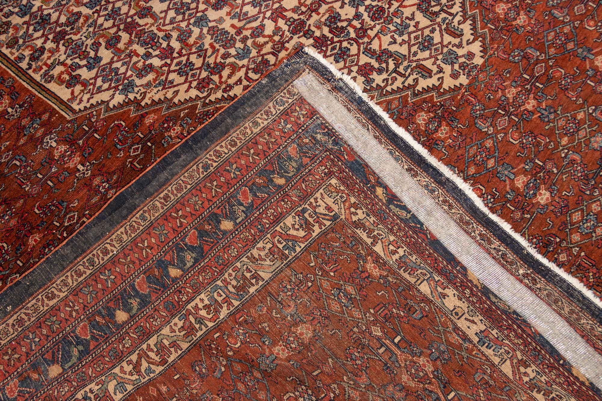 A Hamadan Wool Rug