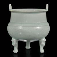 A Chinese Qingbai-type tripod censer 青白釉三足香炉 Northern Song dynasty or later ?????
