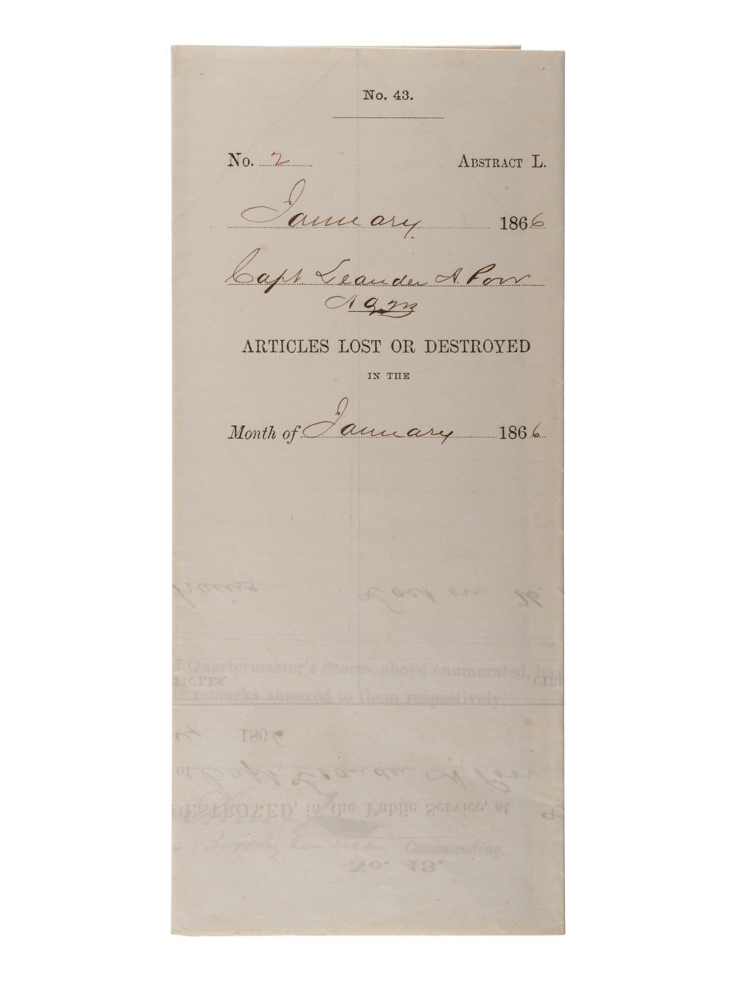 [CIVIL WAR]. A group of Civil War signatures highlighted by a signed CDV of Union General William F. Smith.