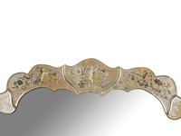 A Venetian Style Eglomisé Framed Mirror — 20th Century