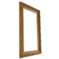 A Large Carved Giltwood Frame 49" W x 5.5" D x 87" H — United States, Circa 1890