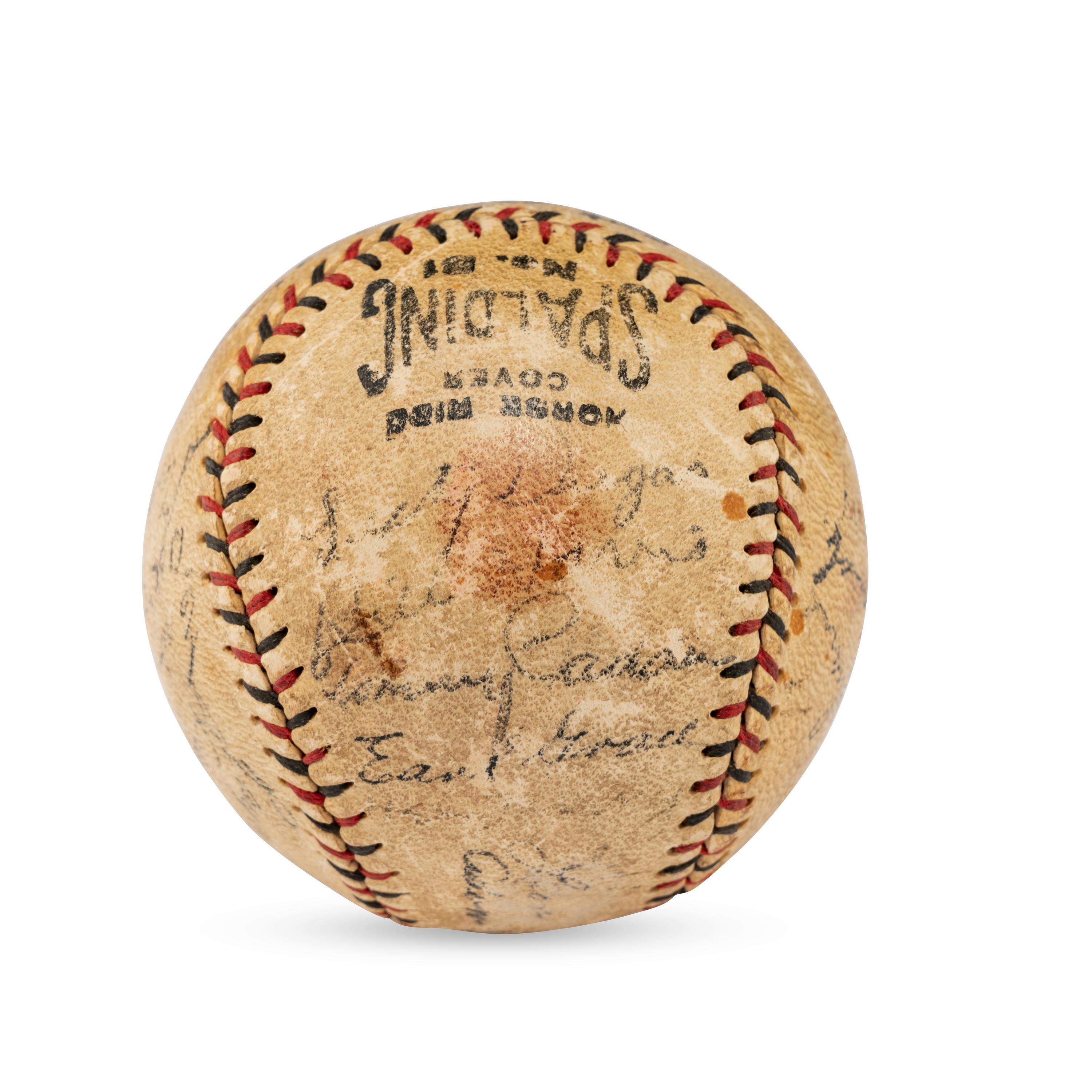 A 1932 Pittsburgh Pirates Team Signed Autograph Baseball
